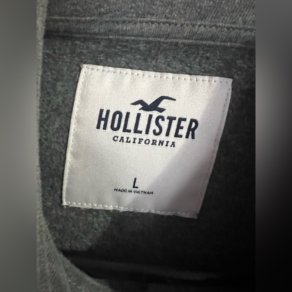 Hollister Cropped Turtle Neck Half Zip Sweater Women’s size Large - Picture 6 of 7